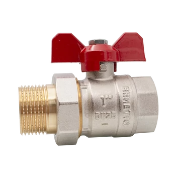 ERMETIQ golyóscsap pillangó karos 1" KB hollandis /ER-HMF11/