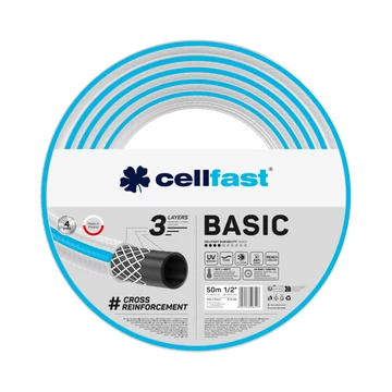CELLFAST Locsolótömlő 3 rétegű BASIC 1/2" 50 m