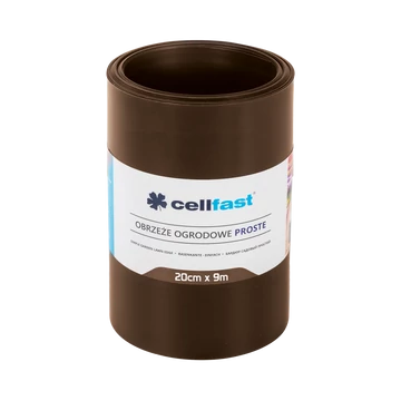 CELLFAST Ágyásszegély egyenes 20 cm x 9 m barna CELLFAST Ágyásszegély egyenes 20 cm x 9 m barna