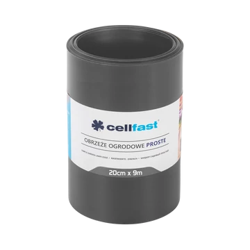 CELLFAST Ágyásszegély egyenes 20 cm x 9 m grafit CELLFAST Ágyásszegély egyenes 20 cm x 9 m grafit