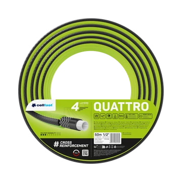 CELLFAST Locsolótömlő 4 rétegű QUATTRO 1/2" 50 m