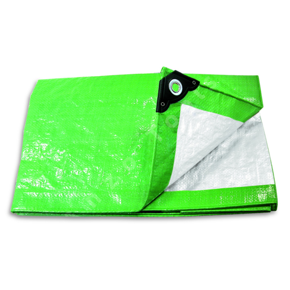Ponyva, 2x3m, zöld színű, 110 g/m2, UV védelemmel,  PRETUL