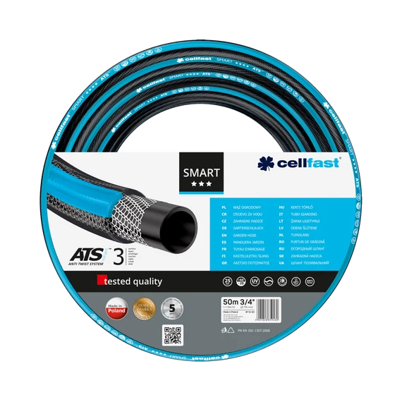 CELLFAST Locsolótömlő 4 rétegű SMART PRO ATS 3/4" 50 m