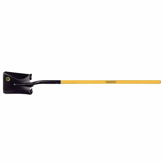 Lapát, fekete üvegszálas nyél, teljes hossz: 152cm